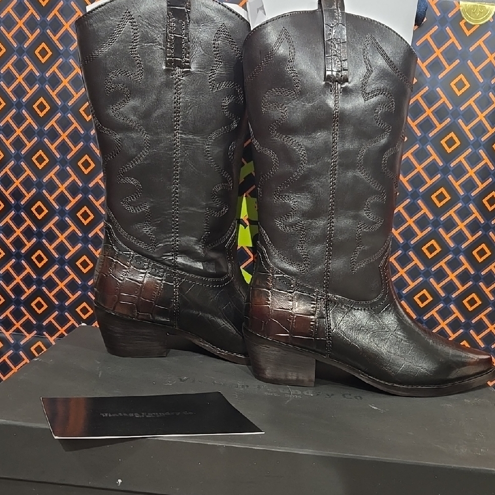 Black Western Cowboy Boots